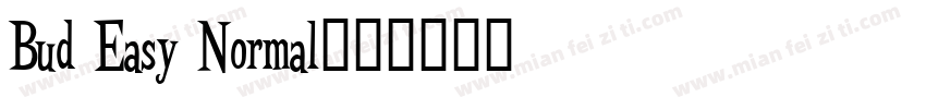 Bud Easy Normal字体转换